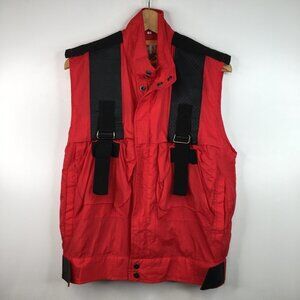 VISAGE Astro Mode Size Small red sleeveless jacket
